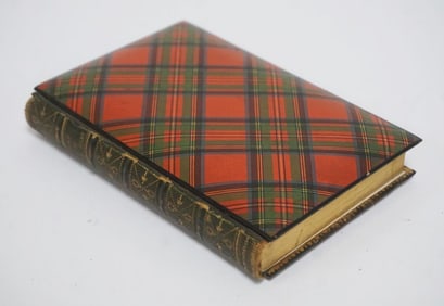 SCOTTISH TARTANWARE COVERED BOOK
