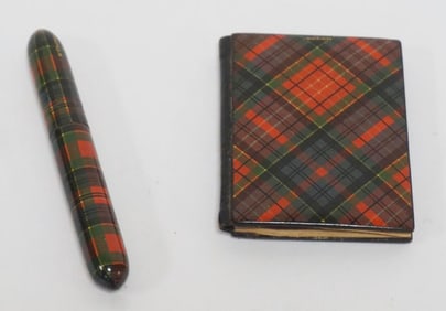 SCOTTISH TARTANWARE NEEDLE CASES