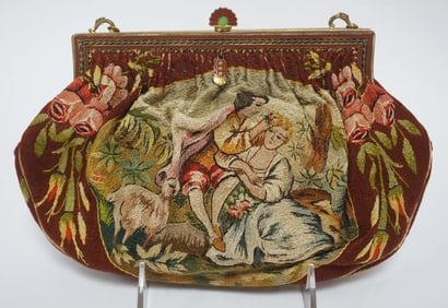 EMBROIDERED LADY'S EVENING BAG