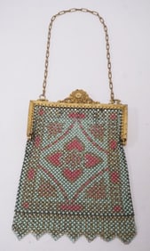 ART DECO LADY'S MESH BAG