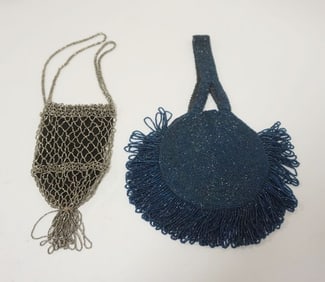 2 LADY'S EVENING BEADED BAGS