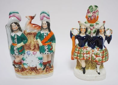ANTIQUE STAFFORDSHIRE FIGURES