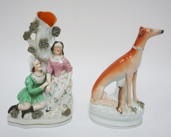 ANTIQUE STAFFORDSHIRE FIGURES