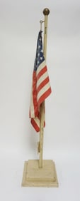 VINTAGE FOLK ART AMERICAN FLAG