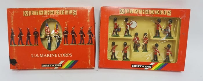 BRITAINS US MARINE CORPS METAL MODEL