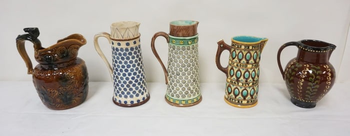 GROUP OF ASSORTED PITCHERS