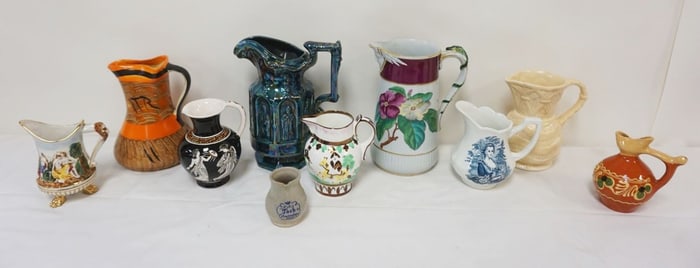 GROUP OF ASSORTED PITCHERS