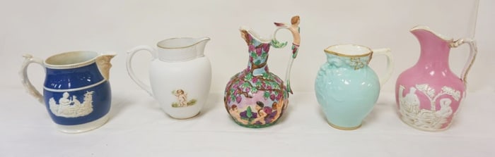 GROUP OF ASSORTED PITCHERS