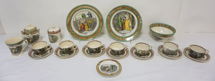 GROUP OF ASSORTED ADAMS ENGLISH IRONSTONE