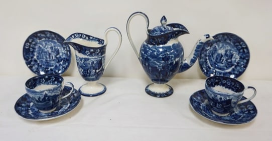 BLUE & WHITE TRANSFER WEDGWOOD