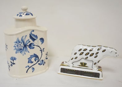 WEDGWOOD WINTHROP CANISTER & NOAHS ARK COLLECTION