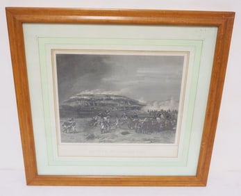 FRAMED & MATTED PRINT *BATTLE OF BUNKER HILL*