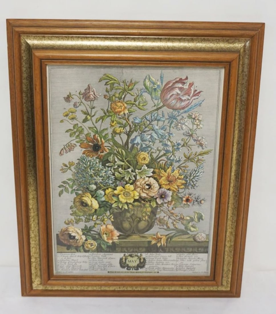 FRAMED & MATTED BOTANICAL PRINT (1 of 3)