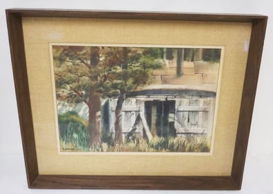 SAMUEL LEITMAN WATERCOLOR