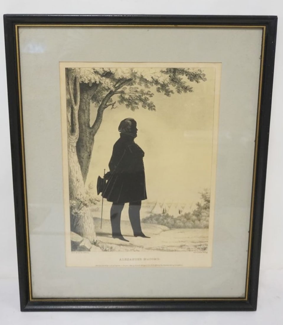 FRAMED & MATTED LITHOGRAPH (1 of 3)