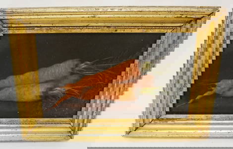 ANTIQUE OIL PAINTING ON CANVAS