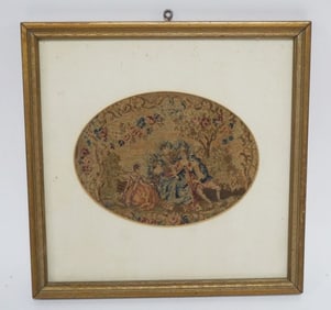 FRAMED & MATTED EMBROIDERED IMAGE