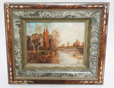 ARTIST SIGNED OIL PAINTING ON BOARD