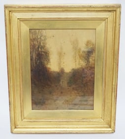 HARRY HINE WATERCOLOR LANDSCAPE