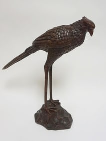 BRONZE STATUE OF A PHEASANT