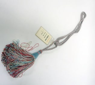 SCALAMANDRE SILK AND WOOL TIE BACK