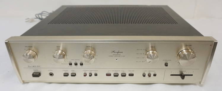 ACCUPHASE AMPLIFIER: ACCUPHASE AMPLIFIER E 203, 220 VOLT EURO PLUG