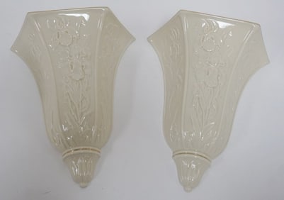 LENOX CHINA WALL POCKET VASES