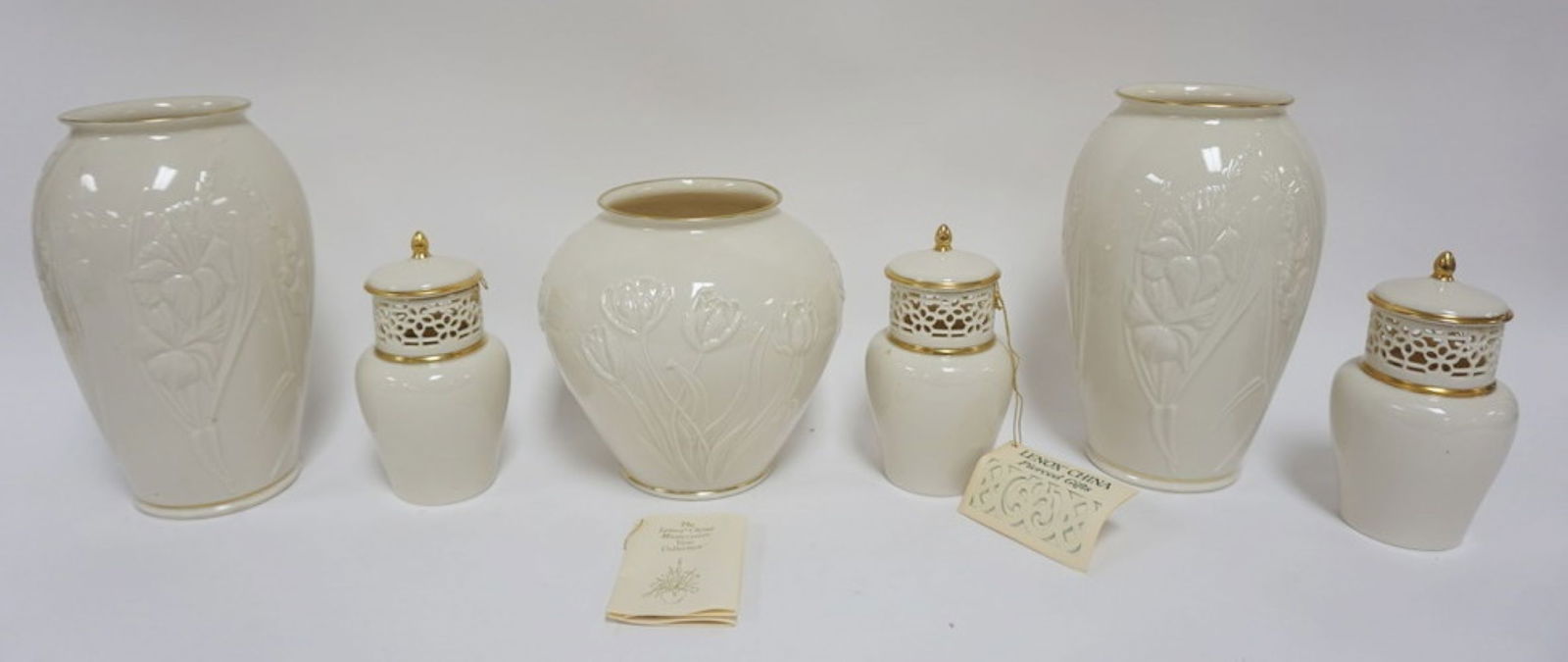 LENOX CHINA VASES (1 of 5)