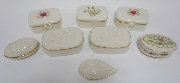 LENOX CHINA COVERED BOXES