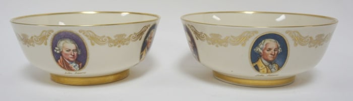 LENOX CHINA PATRIOTS BOWLS