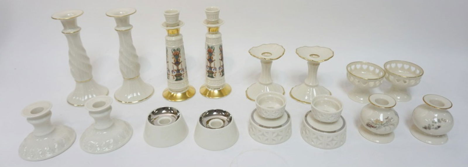 LENOX CHINA CANDLESTICKS (1 of 4)