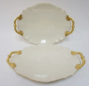 LENOX CHINA SERVING TRAYS