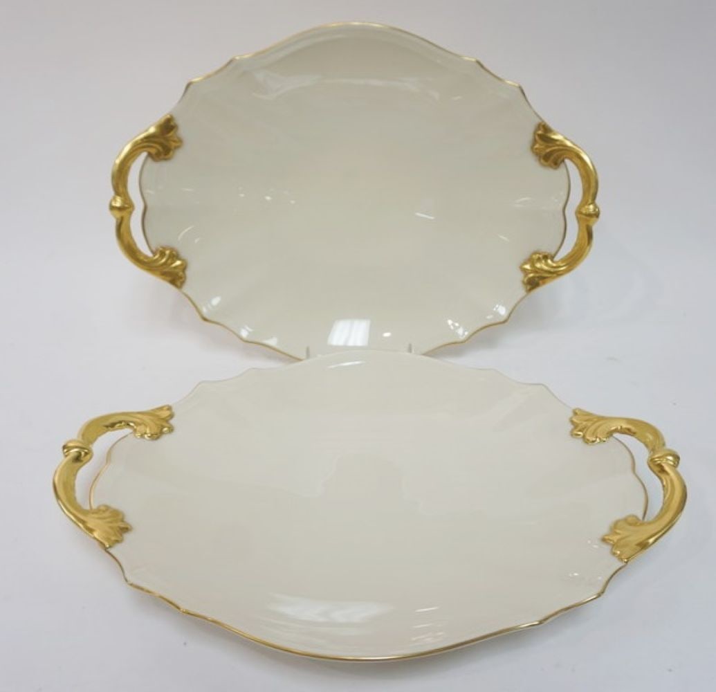 LENOX CHINA SERVING TRAYS (1 of 4)