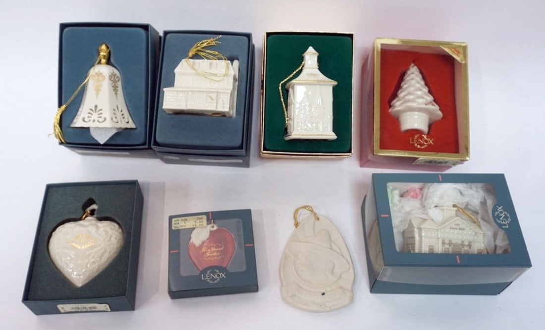 LENOX CHINA CHRISTMAS ORNAMENTS (1 of 1)