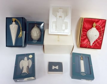 LENOX CHINA CHRISTMAS ORNAMENTS