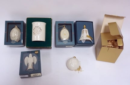 LENOX CHINA CHRISTMAS ORNAMENTS