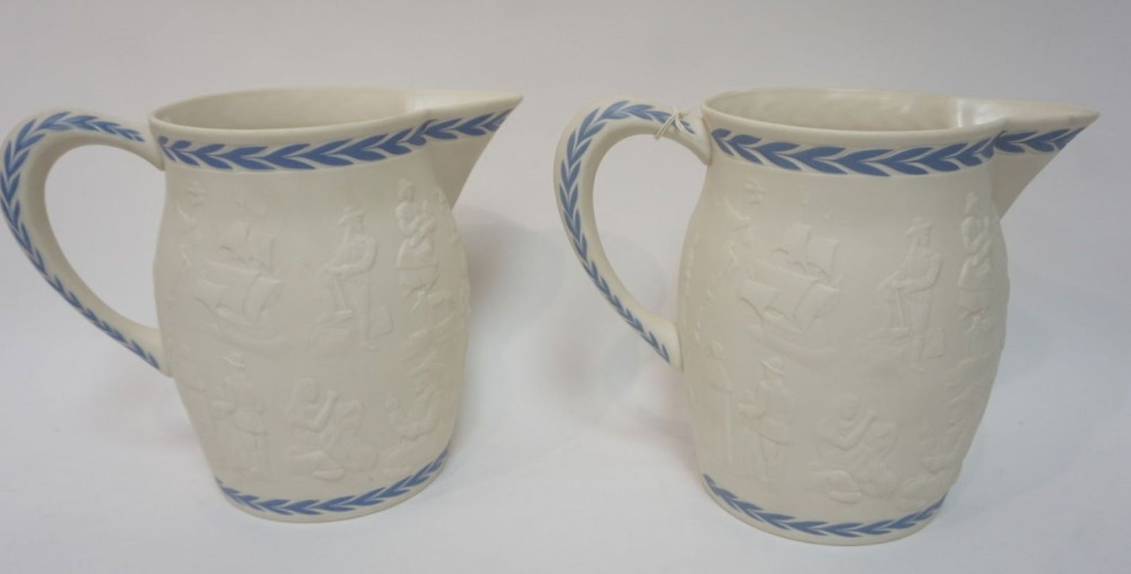 LENOX BISQUE PATRIOTS PITCHER (1 of 3)