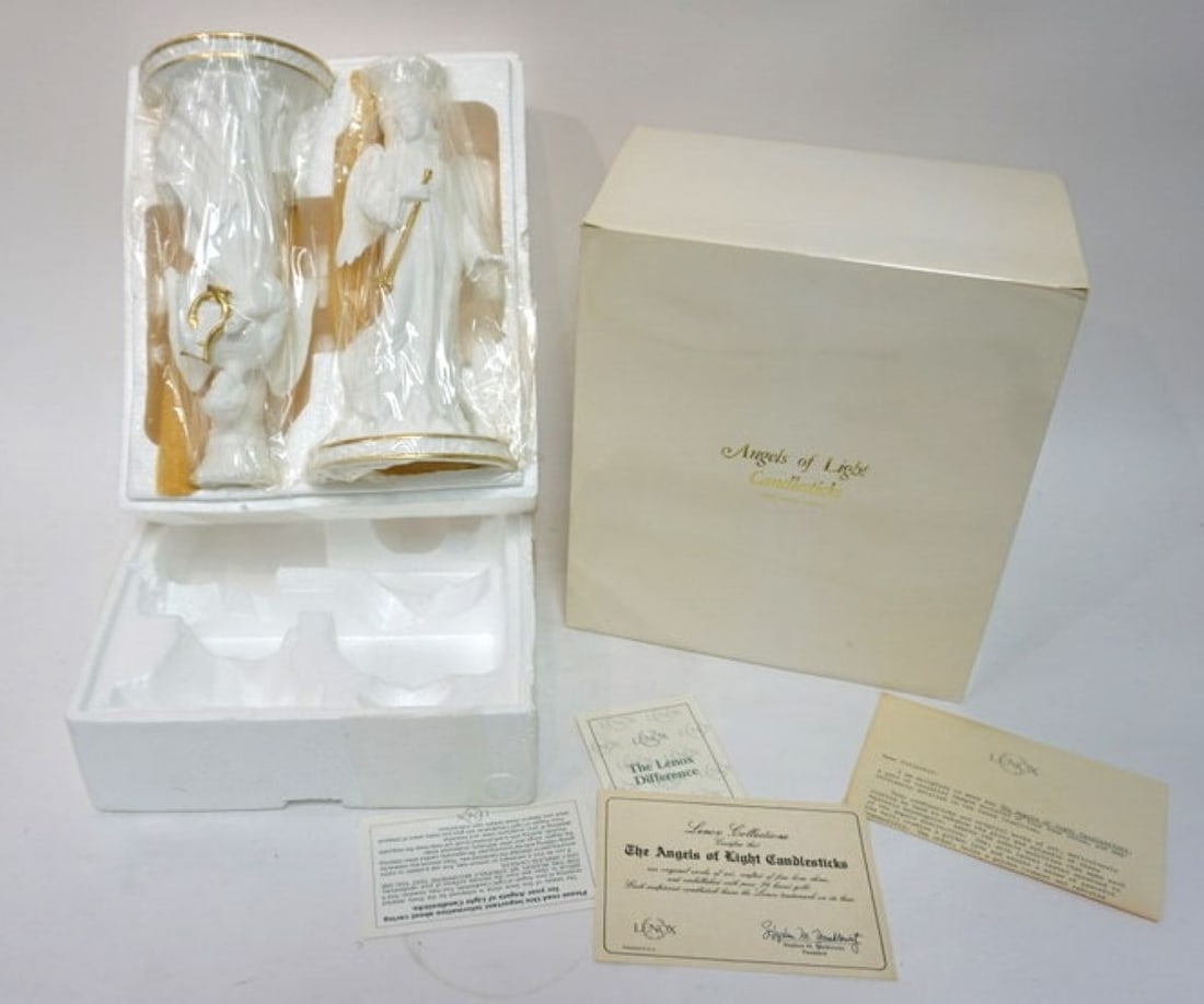 LENOX ANGELS OF LIGHT CANDLESTICKS (1 of 3)