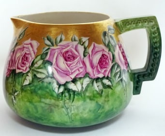 WILLETS BELLEEK HAND PAINTED PITCHER