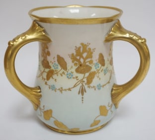 AMERICAN BELLEEK LENOX LOVING CUP
