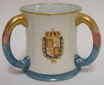 AMERICAN BELLEEK LOVING CUP