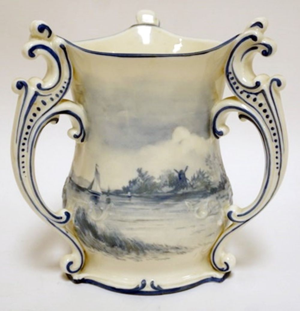 AMERICAN BELLEEK DELFT LOVING CUP (1 of 6)