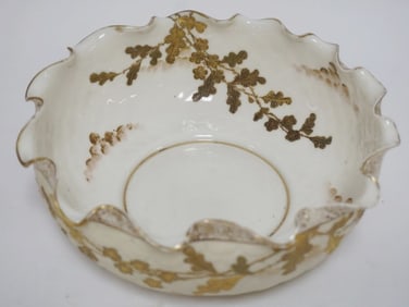 OTT & BREWER AMERICAN BELLEEK BOWL