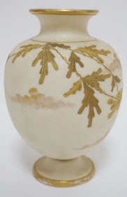 OTT & BREWER AMERICAN BELLEEK VASE
