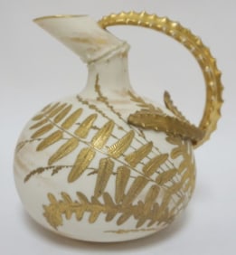 OTT & BREWER AMERICAN BELLEEK EWER