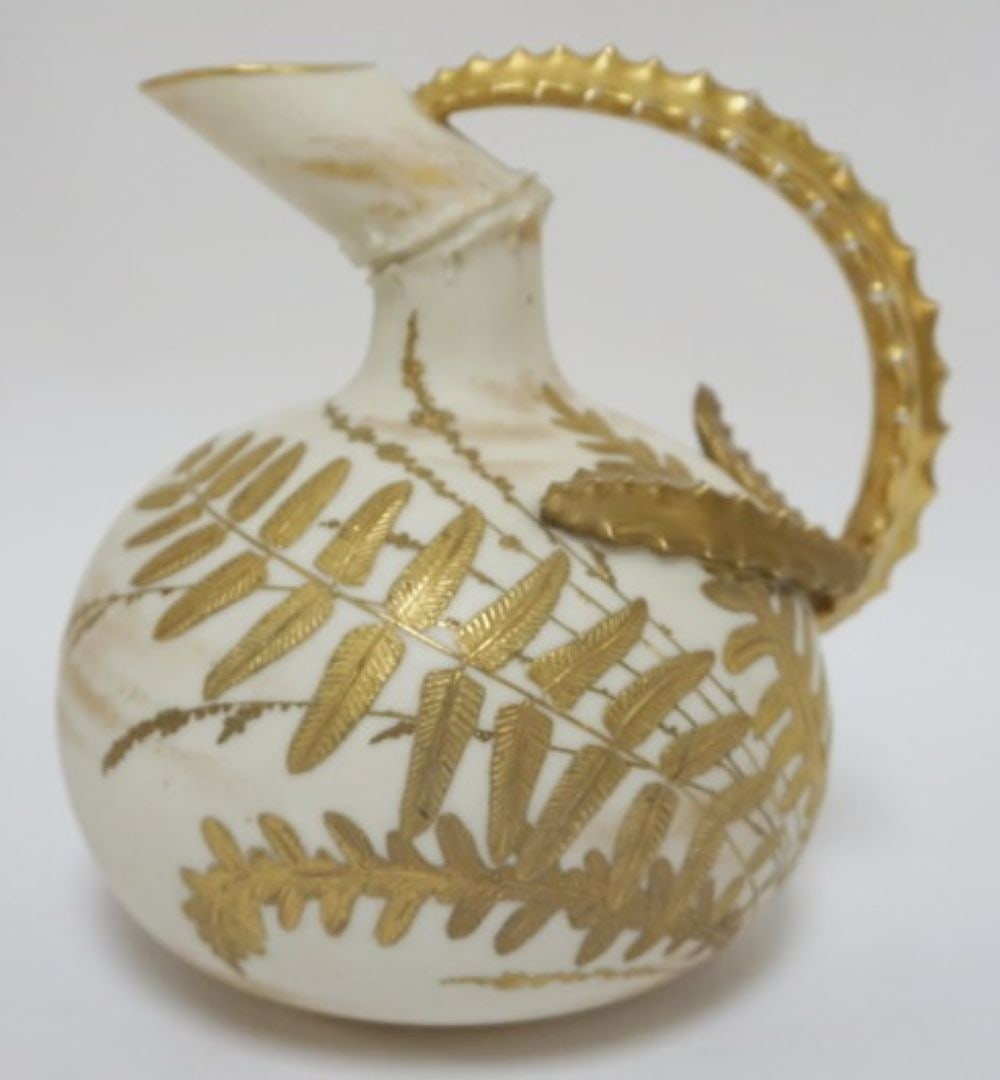 OTT & BREWER AMERICAN BELLEEK EWER (1 of 7)