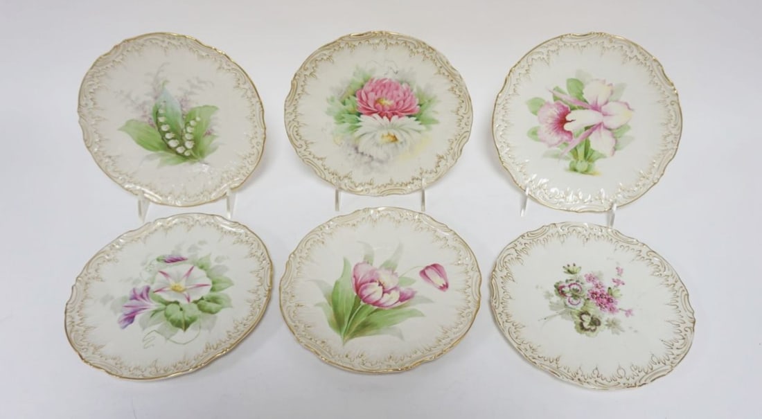 6 WILLETS AMERICAN BELLEEK PLATES (1 of 5)