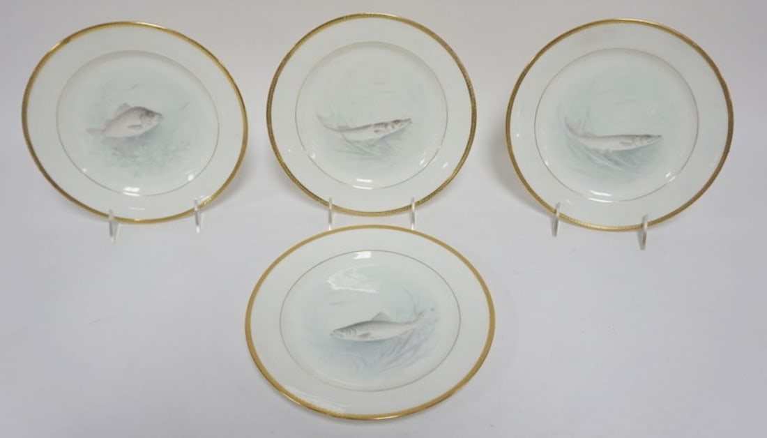 4 LENOX MORLEY FISH PLATES (1 of 5)