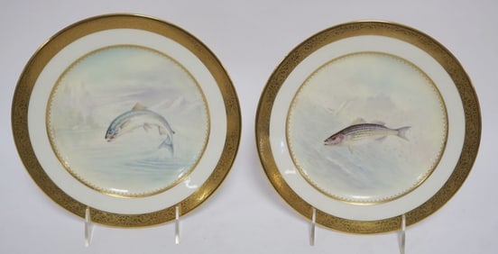 LENOX FISH PLATES FOR TIFFANY & CO