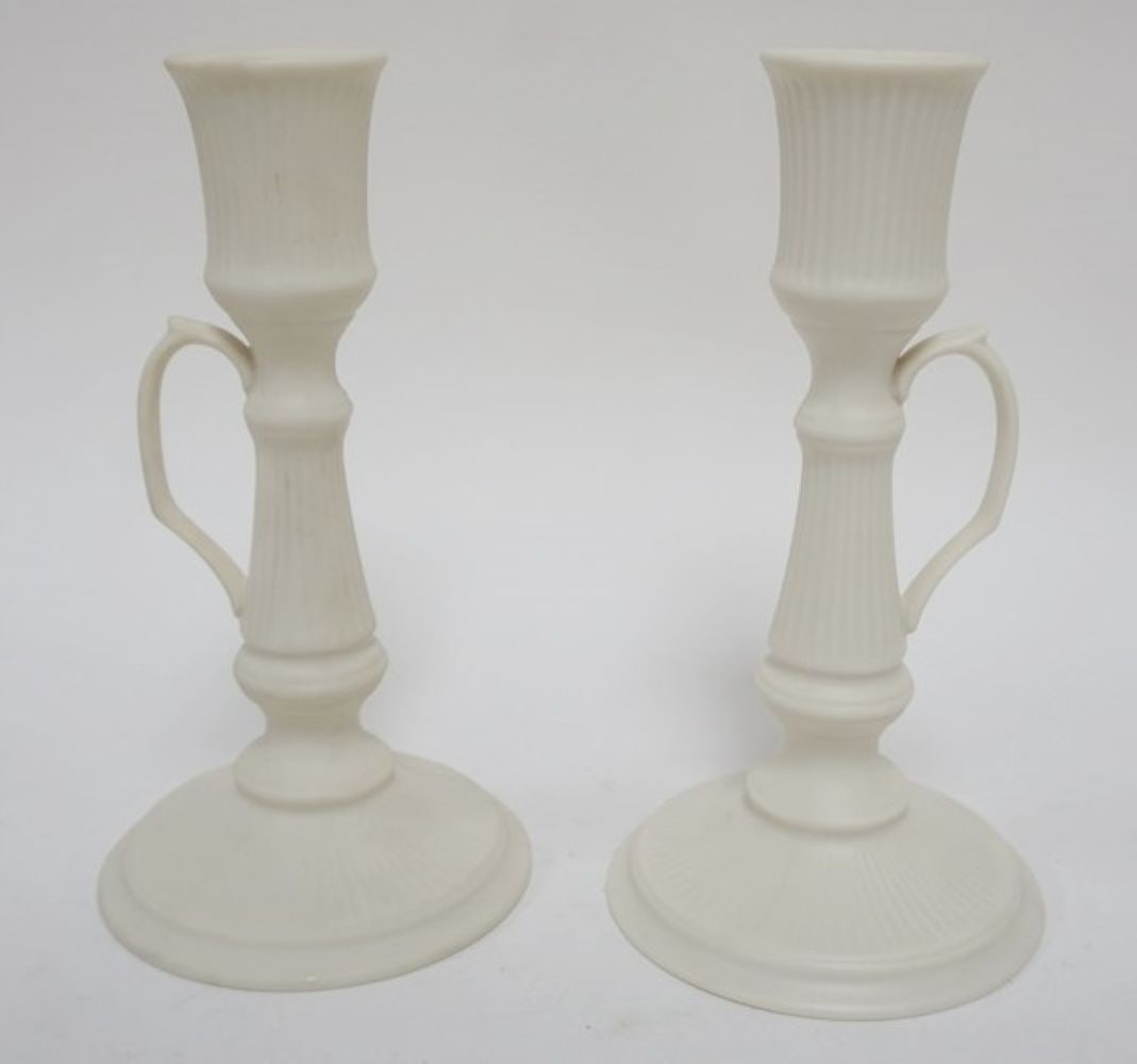 LENOX GREEN MARK PARIAN CHAMBER STICKS (1 of 4)